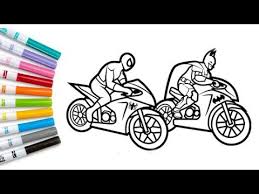 And until now, the story of spiderman or often called spidey has been told in comics, television series, to hollywood films.… Batman Spiderman Motorcycle Coloring Pages Superheroes Motorbike Bike Coloring Video For Kids Youtube