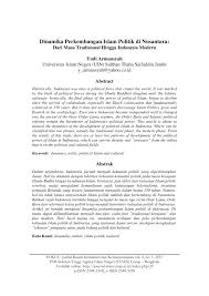 Kebohongan yang dilakukan bisa menyebabkan celaka bagi diri sendiri dan orang lain. Pdf Dinamika Perkembangan Islam Politik Di Nusantara Dari Masa Tradisional Hingga Indonesia Modern