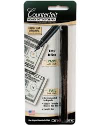 While it is unknown exactly how much counterfeit money is in circulation at any given time, there are estimates of up to $3 billion usd. Counterfeit Detector Pens Made In The Usa Dri Mark Products Inc