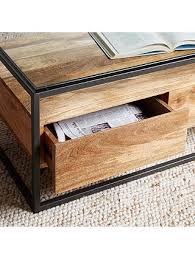 Add to favorites more colors powder coated spiral series end table legs customforgedironco 5 out of 5 stars. West Elm Industrial Storage Box Frame Coffee Table