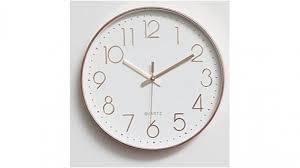 Check spelling or type a new query. Buy Serrano Modern Wall Clock Silent Non Ticking Quartz Battery Operated Rose Gold Harvey Norman Au