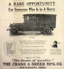 1917 Crane Breed Hearse Hearse Home History Funeral Services