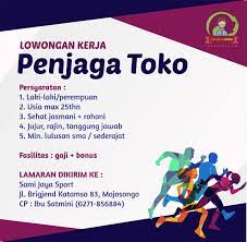 Lowongan kerja daerah solo tanpa ijazah / lowongan kerja medan tanpa ijazah / lowongan kerja medan. Lowongan Kerja Malang Jaga Toko Lokerkarta Com