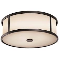 Feiss Dakota Espresso 14 Wide Ceiling Light P0681 Lamps Plus Outdoor Ceiling Lights Flush Mount Ceiling Lights Ceiling Lights