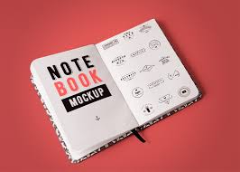 Download Free Open Notebook Mockup Mockup World Hq