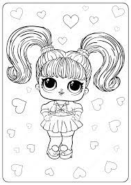 Printable Lol Surprise Oops Baby Coloring Pages Baby Coloring Pages Cartoon Coloring Pages Cute Coloring Pages