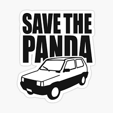 Petit afficher les spécifications du produit. Sticker Fiat Panda Redbubble
