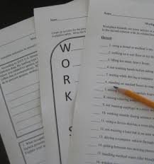Workplace Safety Activities Help Students Recognize And Avoid Job Related Hazards Real Life Exa Workplace Safety And Health Workplace Safety Health Activities