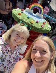 Knitted postbox toppers bring splash of colour to Felpham