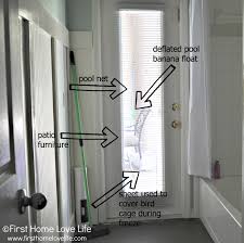 Run the blade of the knife under the cut edge and try to pry up the frosting. How To Spray Frost A Glass Door For Privacy First Home Love Life
