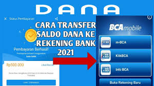 Cara convert pulsa ke ovo, gopay, dana, dan linkaja. Cara Transfer Saldo Dana Ke Rekening Bank Bca Youtube