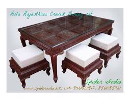 Low Hight Rosewood Fine Carved Dining Table With Puffy Teak Wood Carved Dining Set Carveddininigse Furniture Dining Table Carved Furniture Rosewood Furniture