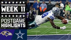 Jackson returns as ravens roll past cowboys. Ravens Vs Cowboys Nfl Week 11 Game Highlights Youtube