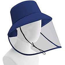 Bazhahei Transparente Schutzhut Cap Hat Schutzhutabdeckung Outdoor Gesichtsschutz Visier Hut Antibeschlaghut Sonnenhut Weibliche Staubdichtes Cubrebocas Gorras