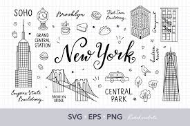 Download New York Graphic By Redchocolate Creative Fabrica PSD Mockup Templates