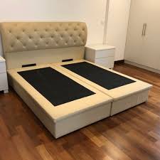 This timeless sleek design upholstered headboard and bed frame makes a statement in any bedroom space. Sealy Custom Order Usa Super King Storage Bed Frame Headboard Furniture Home Living Furniture Bed Frames Mattresses On Carousell