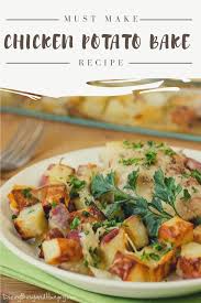 Chicken Potato Bake Dizzy Busy And Hungry Recipes Recipe In 2020 Chicken Potatoes Chicken Potato Bake Chicken Slow Cooker Recipes