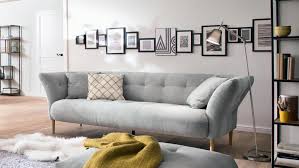 Niektóre modele mają zabudowane pojemniki na. 3 Sitzer Big Apple Sofa Couch Polstersofa In Stoff Silber Grau 240 Cm
