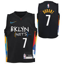 Collection includes jerseys, tees, headwear, slides, and more! Kevin Durant Brooklyn Nets City Edition Boys Nba Jersey