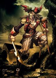 Long John Silver By Genzoman On Deviantart Famous Pirates Long John Silver Pirate Art