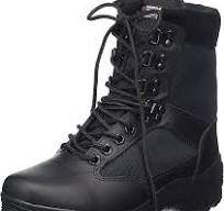 Tactical Bottines à fermeture Éclair YKK Kaki, Noir, 39 EU : Amazon.fr: Mode