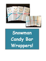 Snowman Candy Bar Wrappers Christmas Student Gifts Student Christmas Gifts Students Christmas Student Gifts