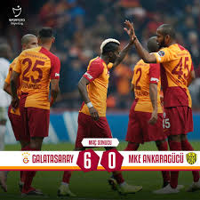 Beşiktaş'ın galatasaray'ı konuk ettiği karşılaşmada bir pozisyonun ardından hakem itirazlarda bulunan ve sarı kart gören caner. Galatasaray Mac Sonucu Galatasaray 6 0 Mke Ankaragucu Facebook