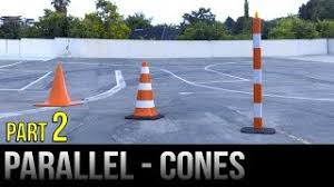 It gets a bit tougher with a trailer or something, of co. How To Parallel Park Between Cones Part 2 Youtube