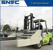 Brick Diesel Forklift with Block Clamp Attachment