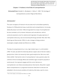 Pdf The Sociology Of Cosmopolitanism Globalization Identity Culture And Government