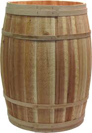 Barrel Display False Bottom Cask With Optional Lid Wooden Barrel Grain Storage Wooden Bins