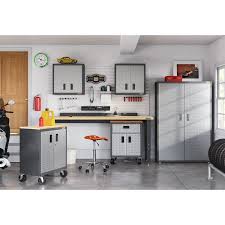 Gladiator garageworks premier cabinets by whirlpool. Gladiator Gajg48kdyg Ready To Assemble 72 H X 48 W X 18 D Steel Freestanding Garage Cabinet Reviews Wayfair