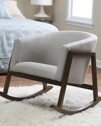 Mid century danish modern woven rope modern rocking chair with durable wooden frame and comfortable woven rope seat and backrest. 10 Best Rocking Chairs Modern Rocking Chairs To Buy Online