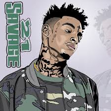 21 Savage Art By Paulkawira Rapper Art Hip Hop Artwork Art
