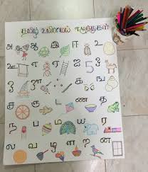 Tamil Alphabet Chart Diy Alphabet Charts Alphabet
