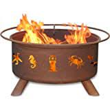 Ideal outdoor centerpiece for warmth and enjoyment. Amazon Com Patina Heavy Duty Patio Fire Pit Cover Fits Landmann And Sojo Fire Pits Firepit Cover Garden Outdoor
