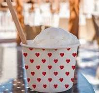 Food Grade Custom Printed 3/5/8/16/18 Oz Disposable Ice Cream Paper Cups  with Lid and Spoon