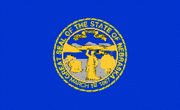 The flag of the state of nebraska is a blue rectangular cloth charged with the nebraskan state seal. Nebraska Facts Map And State Symbols Enchantedlearning Com