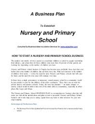 Slideshare Intro Nursery And Primary School Business Plan 4e2faf19 Resumesample Resumefor Daycare Business Plan Business Plan Template Business Planning