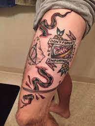 Nagini Slayed By Gryffindor Fo Is Listed Or Ranked 41 On The List The Most Magical Harry Potter Tattoos Harry Potter Tattoos Tattoos Harry Potter Tattoo