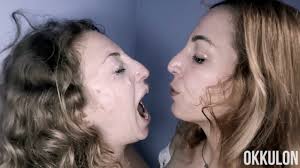 Ravenous (Starring. Liz Rainbow & Evil Venom) Rough Spit Kissing (2024) -  OKKULON (Rough Lesbian Spit Porn)