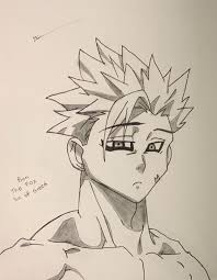 Ban The Fox Sin Of Greed Seven Deadly Sins Comic Drawing Wood Burning Art Seven Deadly Sins