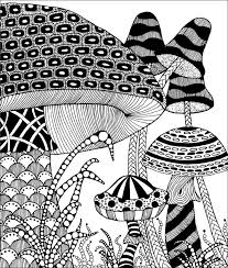 Mushroom Zentangle Zentangle Patterns Tangle Art Zentangle Drawings