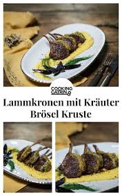 Rezept Fur Lammkronen Mit Krauter Brosel Kruste Cremepolenta Lebensmittel Essen Rezepte Essen Und Trinken