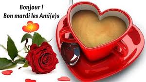 Bonjour Bon Mardi Les Ami E S Mardi Rose Cafe Coeur Bon Mardi Cafe Coeur Cafe