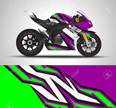 Check spelling or type a new query. Motorcycle Wrap Decal And Vinyl Sticker Design Royalty Free Cliparts Vectors And Stock Illustration Image 146274507