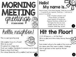 No matter how long you're teaching remotely for, you'll be needing plans and ideas. Morning Meeting Greetings Activities Morning Meeting Morning Meeting Greetings Morning Meeting Greeting