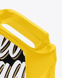 Plastic Canister Mockup Hero Shot In Jerrycan Mockups On Yellow Images Object Mockups