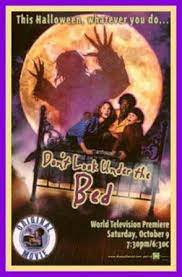 Don T Look Under The Bed Scariest Movie Ever Shown On Disney Channel Old Disney Movies Disney Channel Movies Disney Channel Halloween