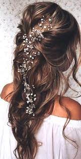 Long Hairstyles Wedding Blonde Long Hairstyles Layer Long Hairstyles Long Brunette Hairstyles Hairstyles Lo Hair Styles Long Bridal Hair Long Hair Vine